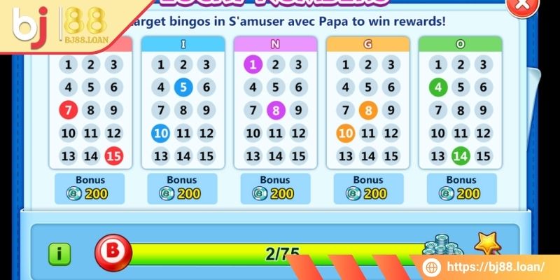 Hệ thống quay số tự động trong Lucky Bingo BJ88